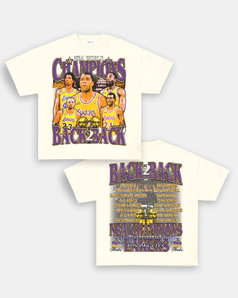 87 & 88 NBA CHAMPS TEE - [DS] Style001