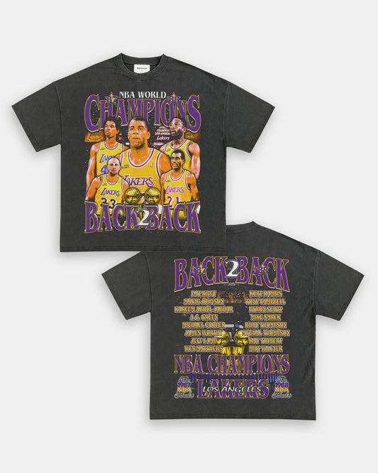 87 & 88 NBA CHAMPS TEE - [DS] Style001