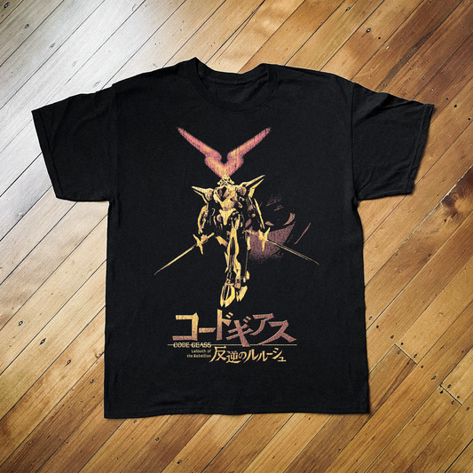 '06 CODE GEASS ANIME BLACK T-SHIRT