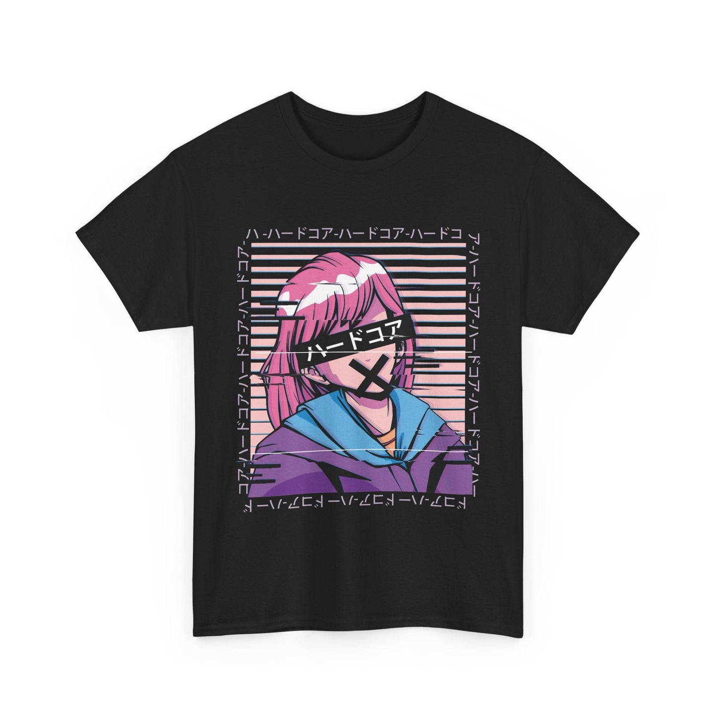 Censored Anime Girl Shirt Anime Graphic Tee