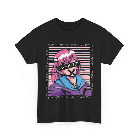 Censored Anime Girl Shirt Anime Graphic Tee