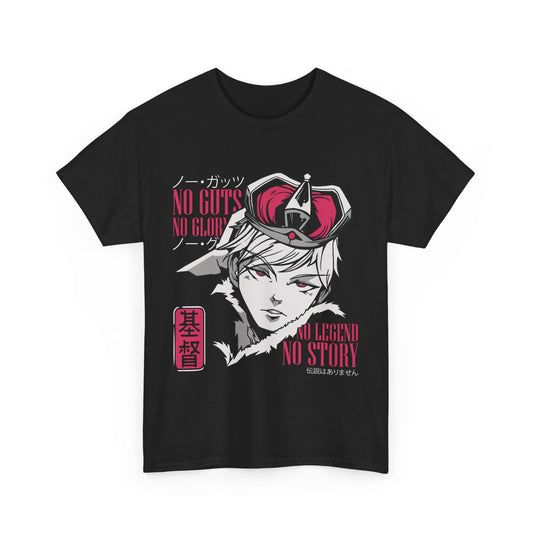 No Guts No Glory Shirt Anime Graphic Tee