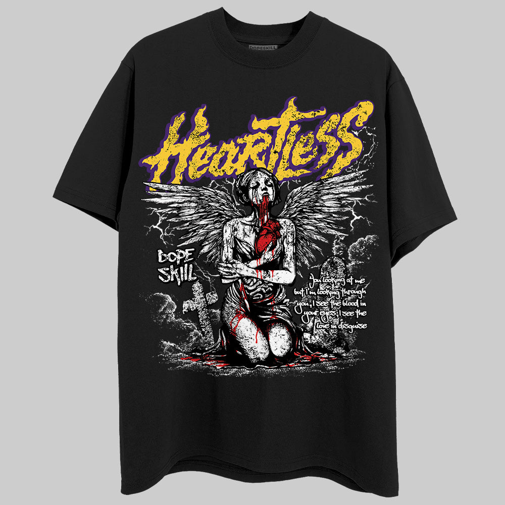 Field Purple 12s DopeSkill T-Shirt Heartless Graphic