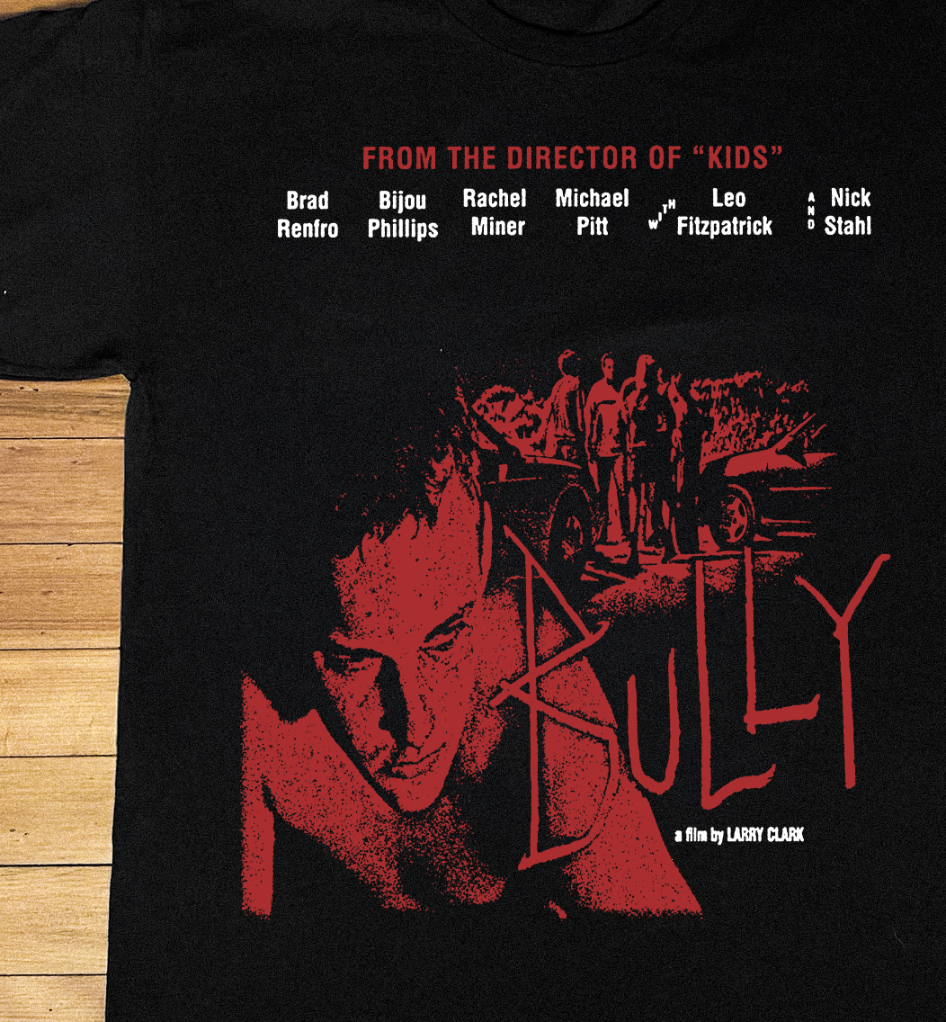 '01 LARRY CLARK'S BULLY PROMO BLACK T-SHIRT
