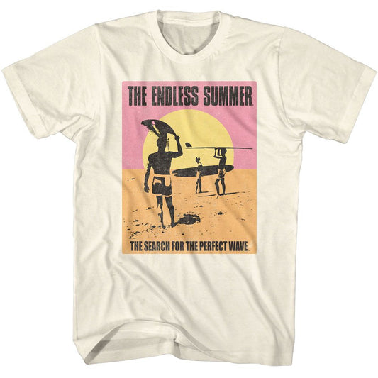 Bruce Brown Films - Search For Perfect Wave - American Classics - Solid Off-White Adult Short Sleeve T-Shirt