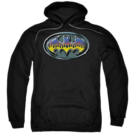 Batman Hot Rod Shield Mens Hoodie Black
