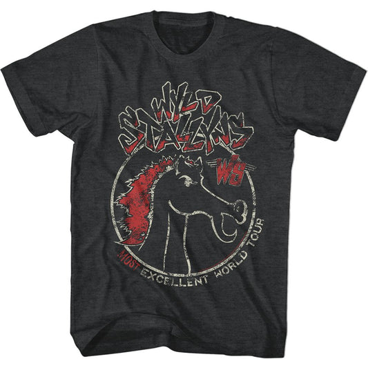 Bill And Ted - Wyld Stallyns Tour - Short Sleeve - Heather - Adult - T-Shirt