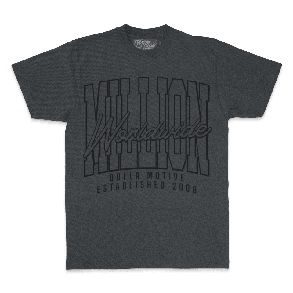 Big Million - Black Vintage Dye T-Shirt