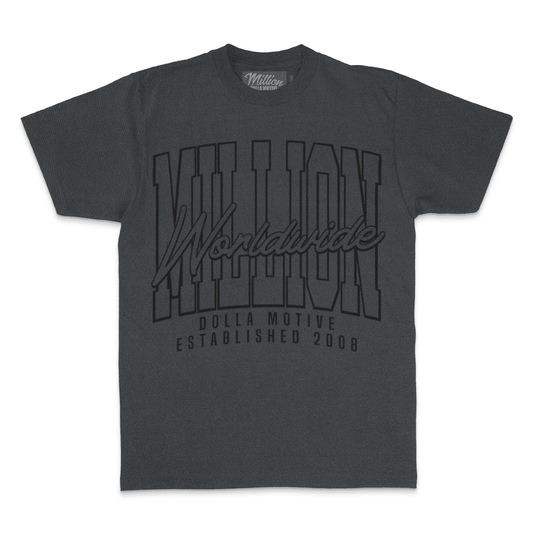 Big Million - Black Vintage Dye T-Shirt
