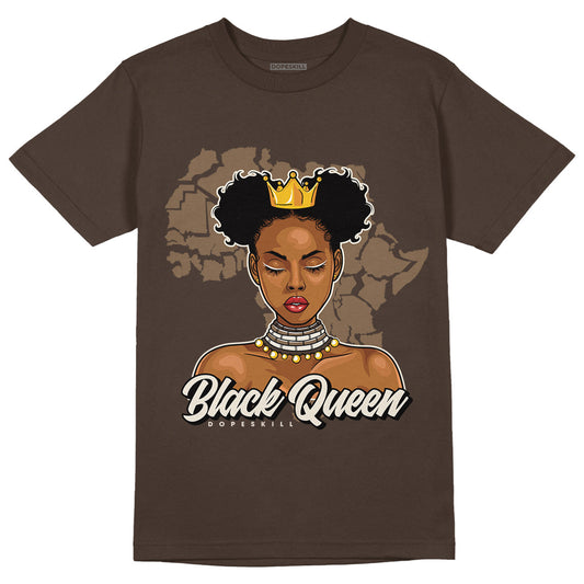 AJ 1 Low OG ‚ÄúReverse Mocha‚Äù DopeSkill Ridgerock T-shirt Black Queen Graphic