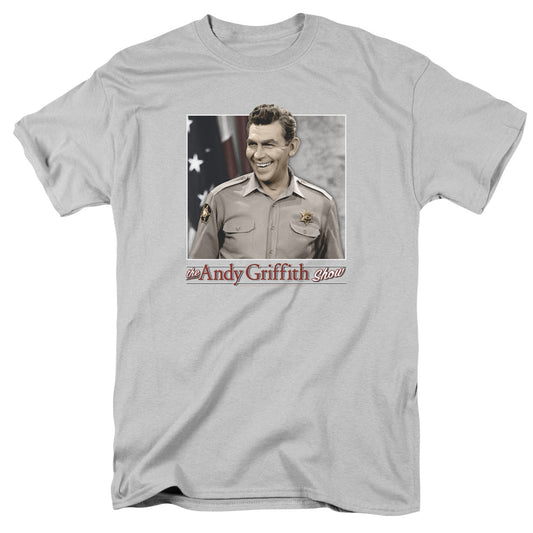 Andy Griffith All American Mens T Shirt Silver