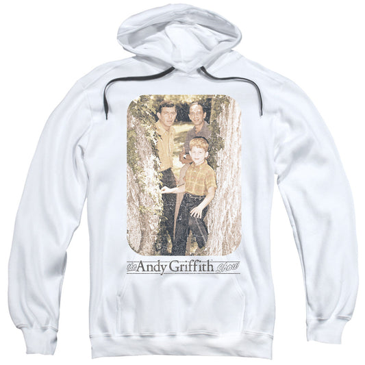 Andy Griffith Tree Photo Mens Hoodie White