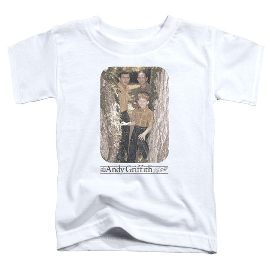 Andy Griffith Tree Photo Toddler Kids Youth T Shirt White
