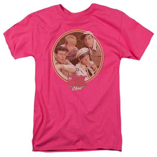 Andy Griffith Boys Club Mens T Shirt Hot Pink