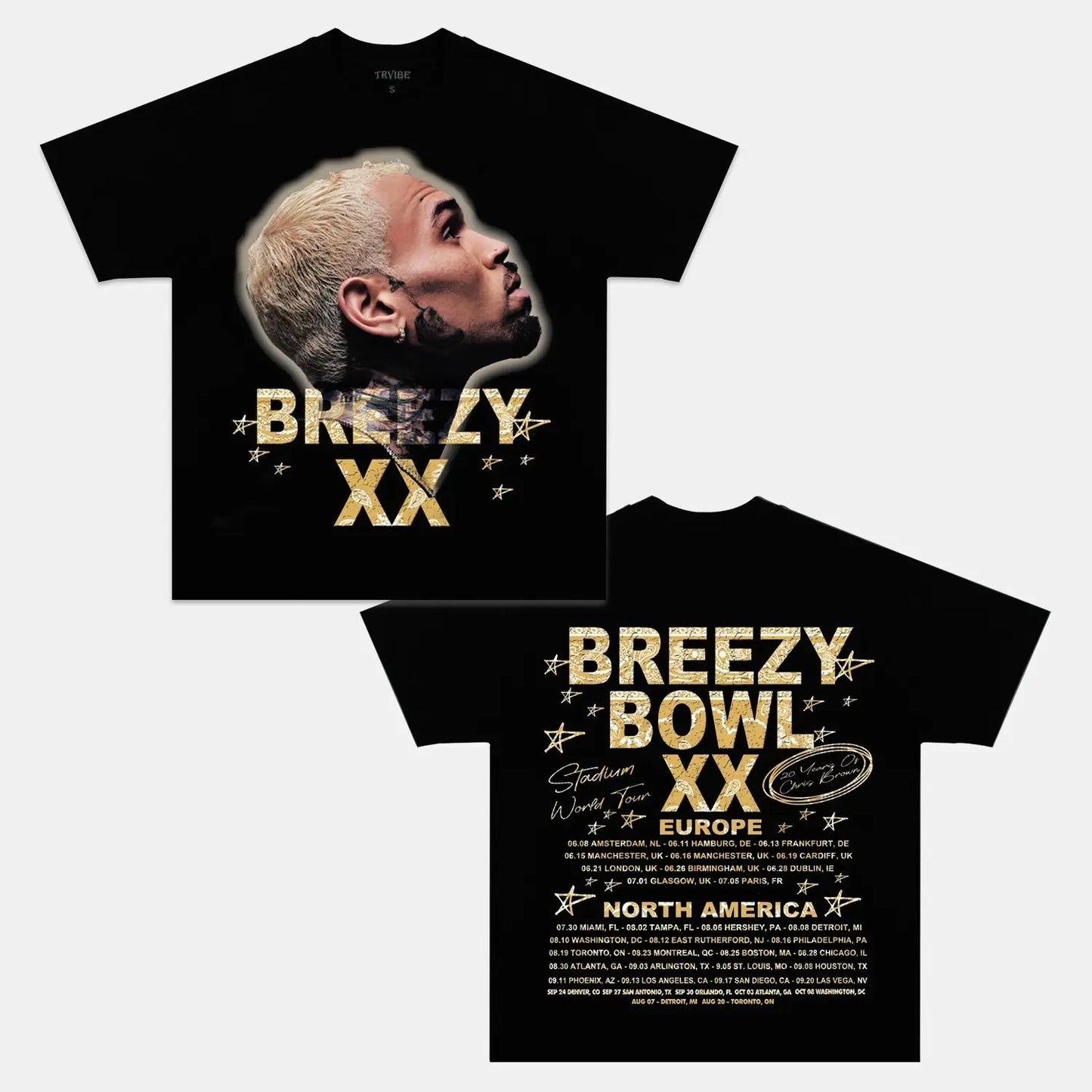 CHRIS BROWN 2025 TOUR TEE-DS