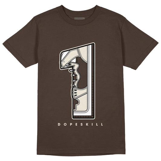 AJ 1 Low OG ‚ÄúReverse Mocha‚Äù DopeSkill Ridgerock T-shirt No.1 Graphic