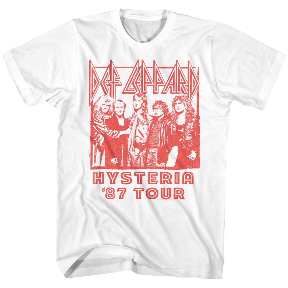Def Leppard - 87 Group Tour - Short Sleeve - Adult - T-Shirt