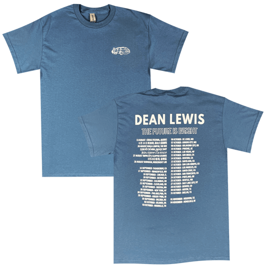 The Future is Bright Blue T-shirt (USA/ASIA TOUR)