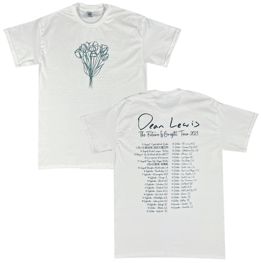 The Future is Bright White T-Shirt (USA/ASIA TOUR)