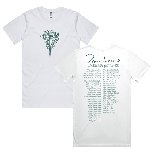 The Future is Bright White T-shirt (EUROPE/CANADA TOUR)