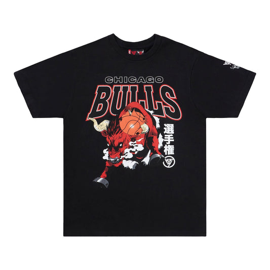 NBA CHICAGO BULLS CHARGE PIERCE TSHIRT (BLACK)