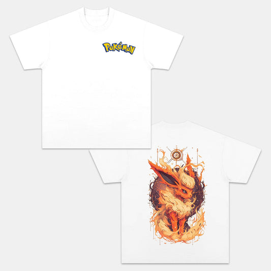 FLAREON UNISEX ANIME INSPIRED VINTAGE T-SHIRT‰∏®POK√âMON