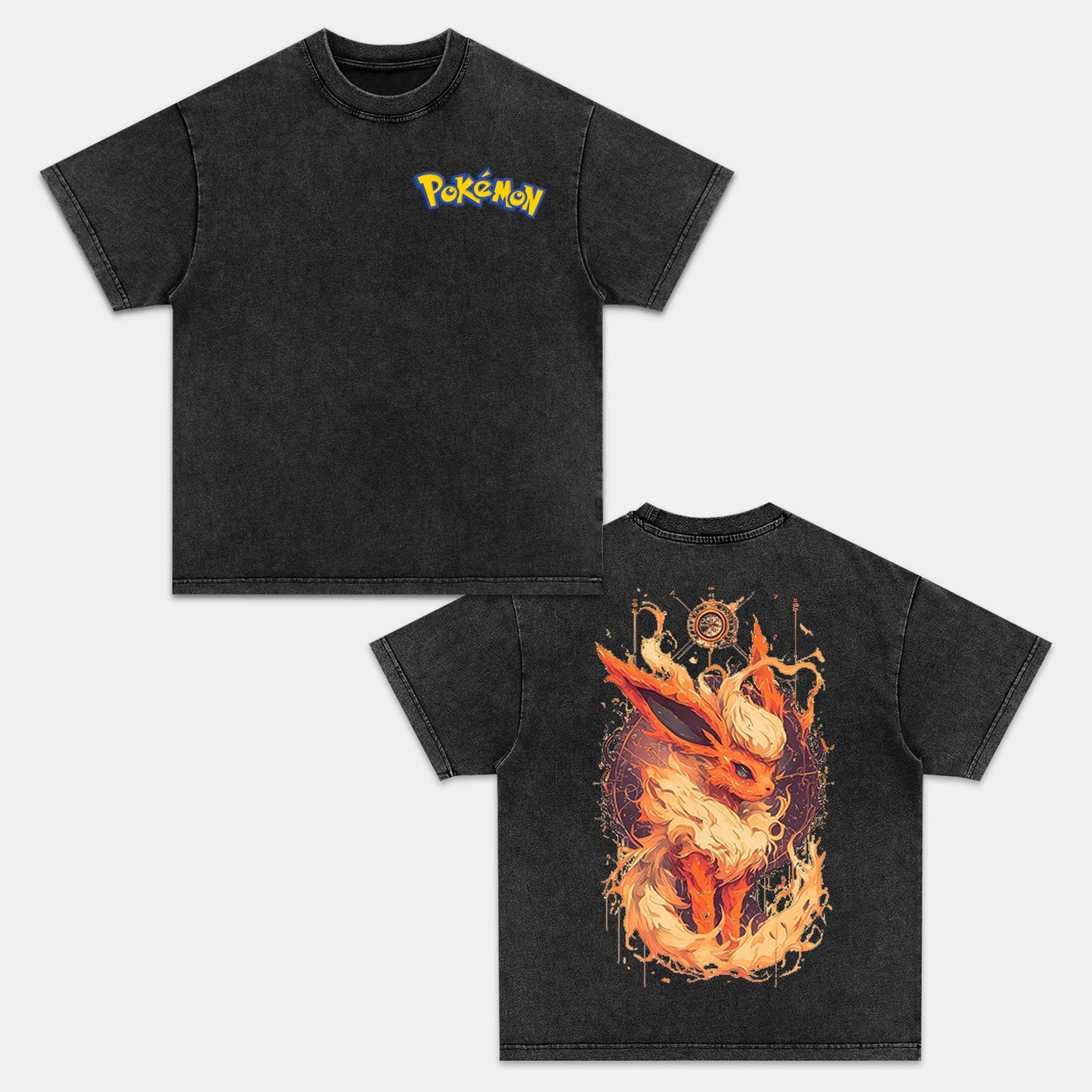 FLAREON UNISEX ANIME INSPIRED VINTAGE T-SHIRT‰∏®POK√âMON