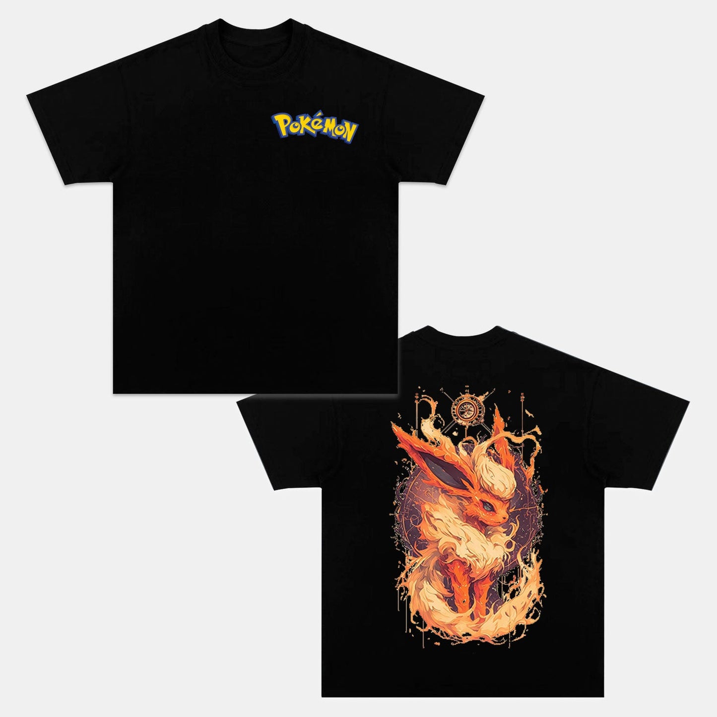 FLAREON UNISEX ANIME INSPIRED VINTAGE T-SHIRT‰∏®POK√âMON