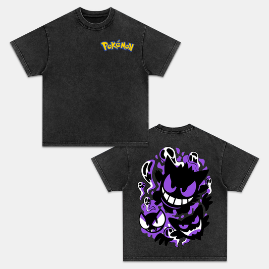 GENGAR UNISEX ANIME INSPIRED VINTAGE T-SHIRT‰∏®POK√âMON Style001