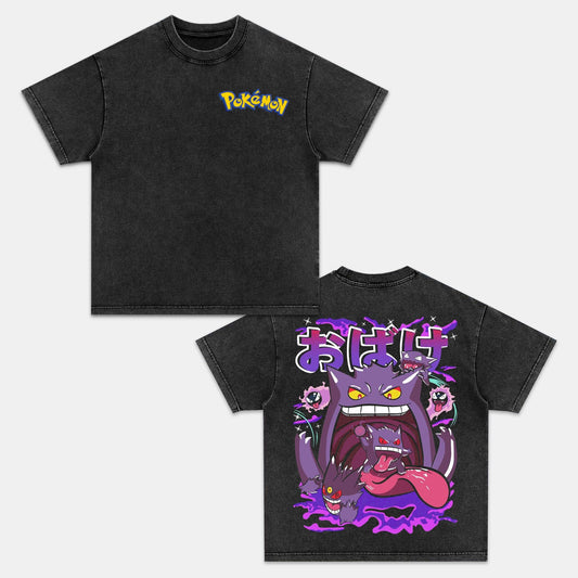 GENGAR UNISEX ANIME INSPIRED VINTAGE T-SHIRT‰∏®POK√âMON Style003