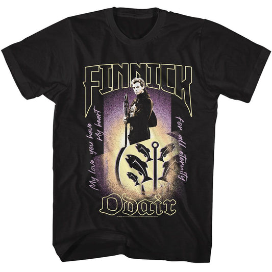 Hunger Games - Finnick Odair - American Classics - Solid Black Adult Short Sleeve T-Shirt