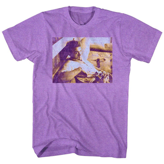 James Dean - Vintage Photo - Short Sleeve - Heather - Adult - T-Shirt