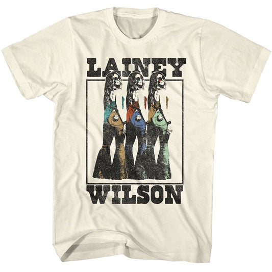 Lainey Wilson - Photo Repeat - American Classics - Solid Off-White Adult Short Sleeve T-Shirt