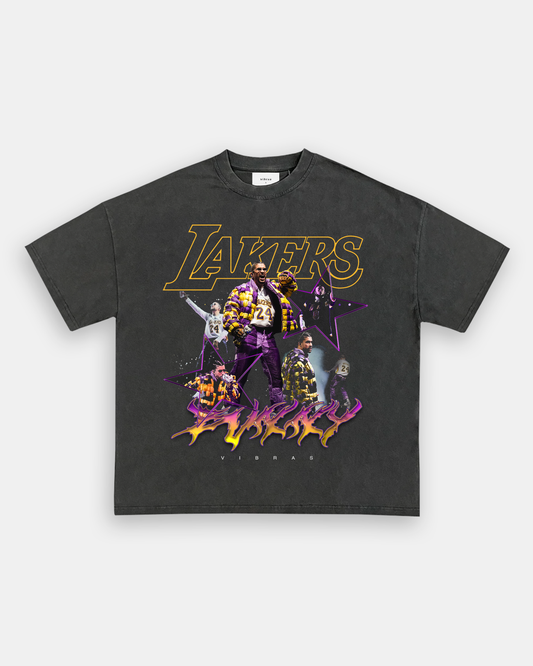 BAD BUNNY x LAKERS VINTAGE TEE Style002