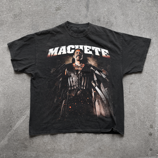 DANNY TEJO 'MACHETE' VINTAGE BLACK T-SHIRT
