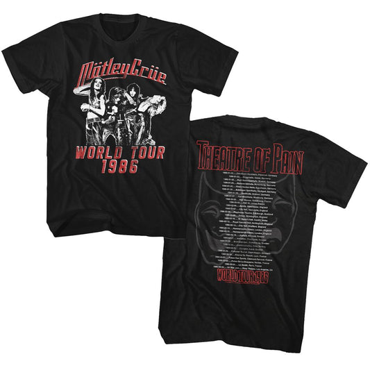 Motley Crue - Theatre Of Pain Tour - Short Sleeve - Adult - T-Shirt