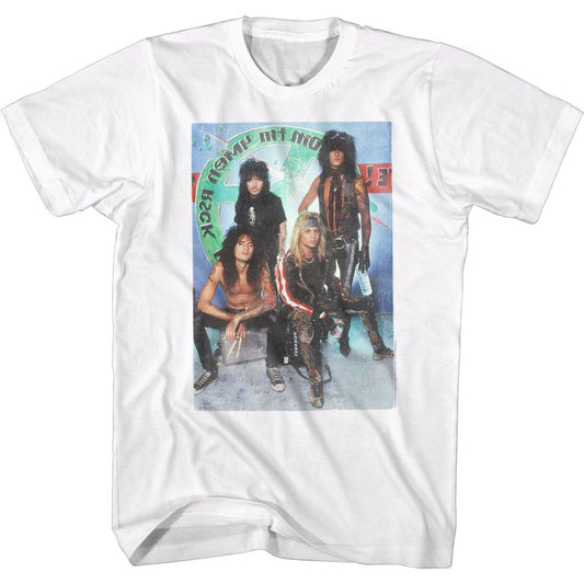 Motley Crue - Group Shot - Short Sleeve - Adult - T-Shirt