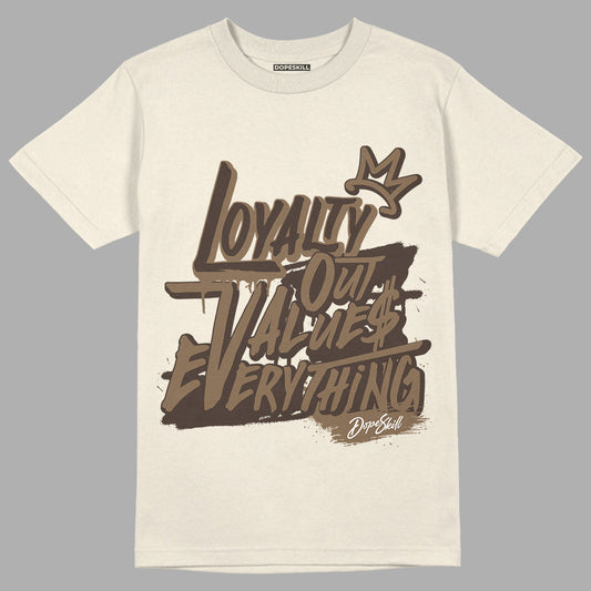 AJ 1 Low OG ‚ÄúReverse Mocha‚Äù DopeSkill Sail T-shirt LOVE Graphic