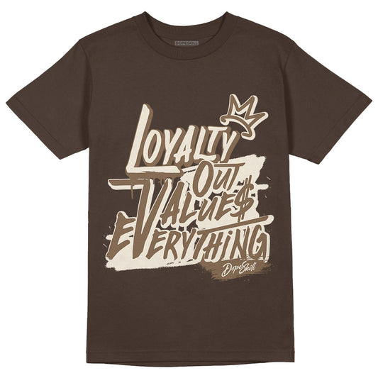 AJ 1 Low OG ‚ÄúReverse Mocha‚Äù DopeSkill Ridgerock T-shirt LOVE Graphic