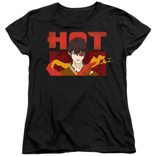 Avatar The Last Airbender Hot Zuko Womens T Shirt Black
