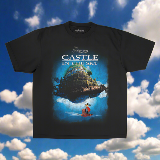 Castle in the Sky Vintage Poster Tee