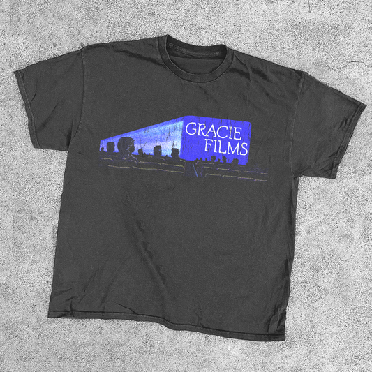 GRACIE FILMS PROMO WASHED BLACK T-SHIRT