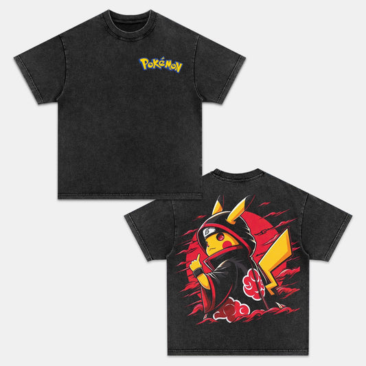 PIKACHU UNISEX ANIME INSPIRED VINTAGE T-SHIRT‰∏®POK√âMON Style001