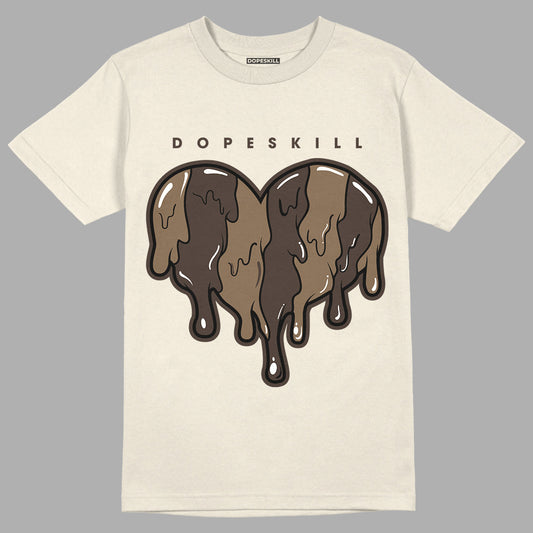 AJ 1 Low OG ‚ÄúReverse Mocha‚Äù DopeSkill Sail T-shirt Slime Drip Heart Graphic