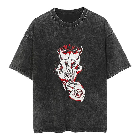 Fullmetal Alchemist Roy Shirt Vintage Style Anime Shirt Style001