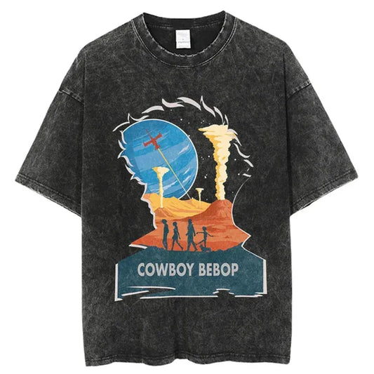 Cowboy Bebop Shirt Vintage Style Anime Shirt Style005