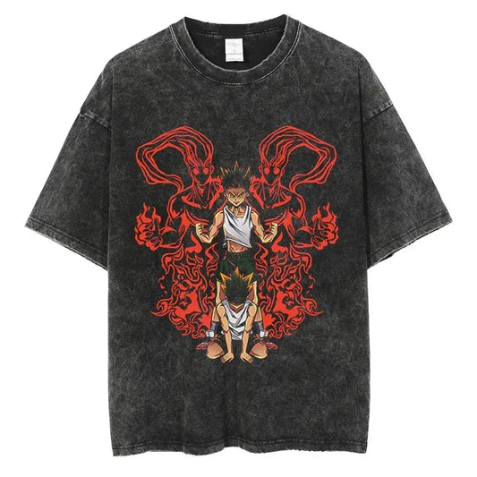 Hunter x Hunter Gon Shirt Oversized Style Anime Shirt Style011