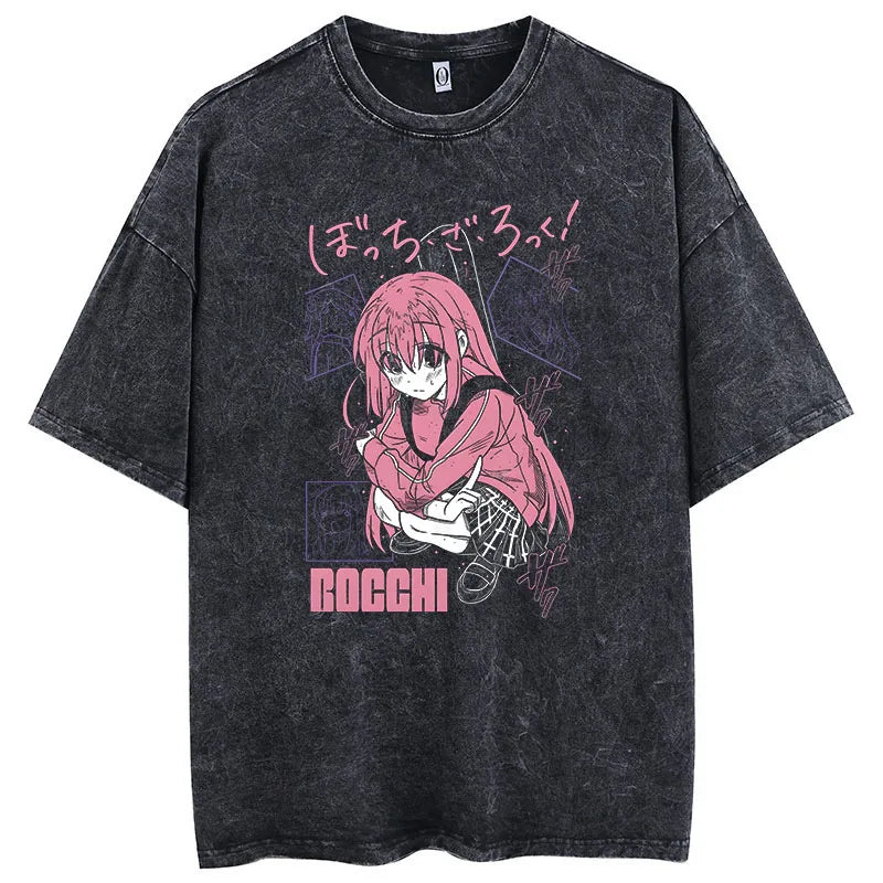 Bocchi The Rock Hitori Gotoh Shirt Oversized Style Anime Shirt Style001