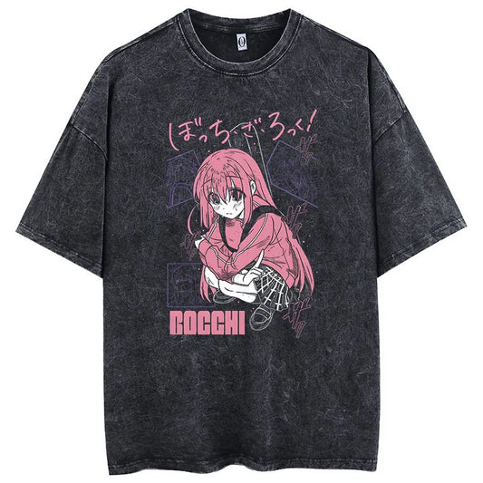 Bocchi The Rock Hitori Gotoh Shirt Oversized Style Anime Shirt Style001