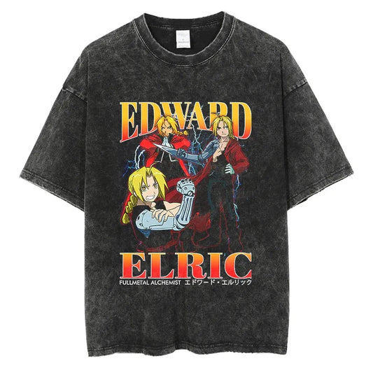 Fullmetal Alchemist Edward Shirt Vintage Style Anime Shirt Style005